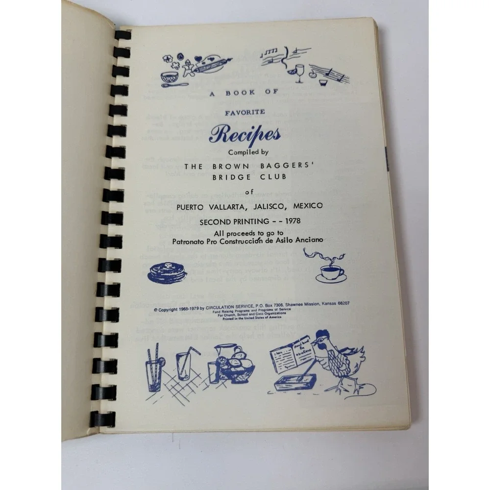 What's Cooking in Puerto Vallarta 1978 spiralbound Jalisco Mexico recipes